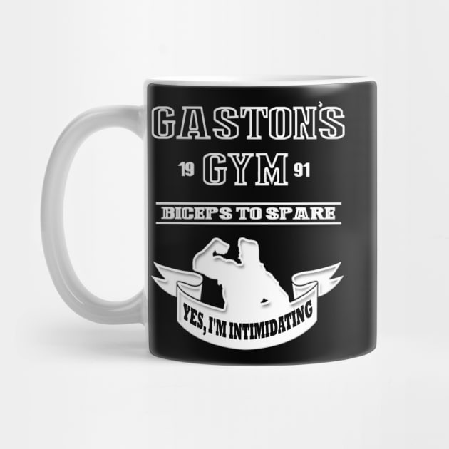 Gaston's Gym White by shawnalizabeth